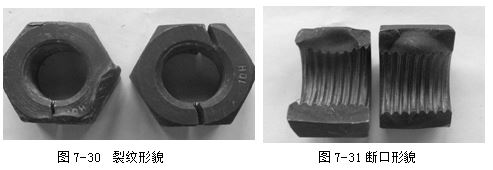 裂紋形貌，斷口形貌